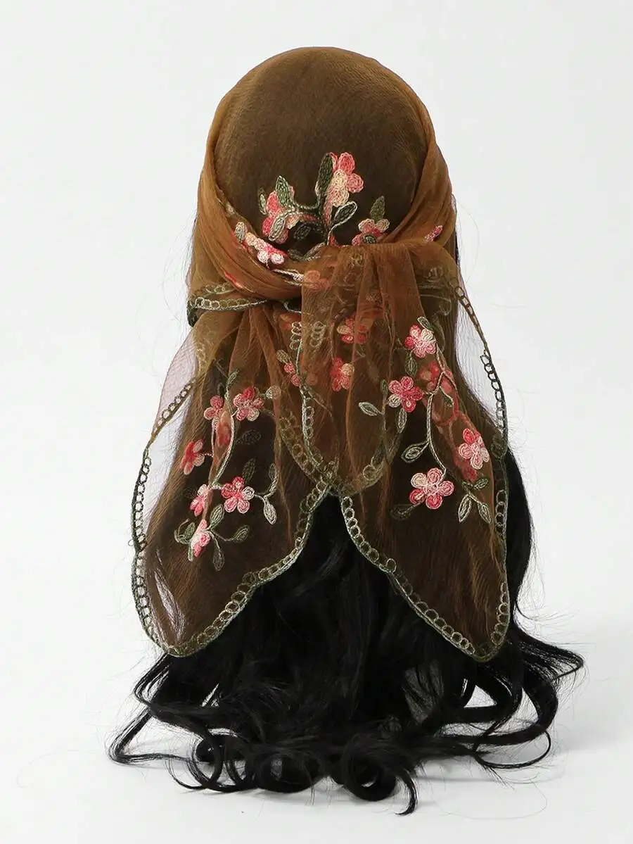 Embroidered Floral Headscarf For Women, Versatile Bandana Wrap Scarf, All Season Fashion Accessory
Embroidered Floral Headscarf For Women, Versatile Bandana Wrap Scarf, All Season Fashion Accessory