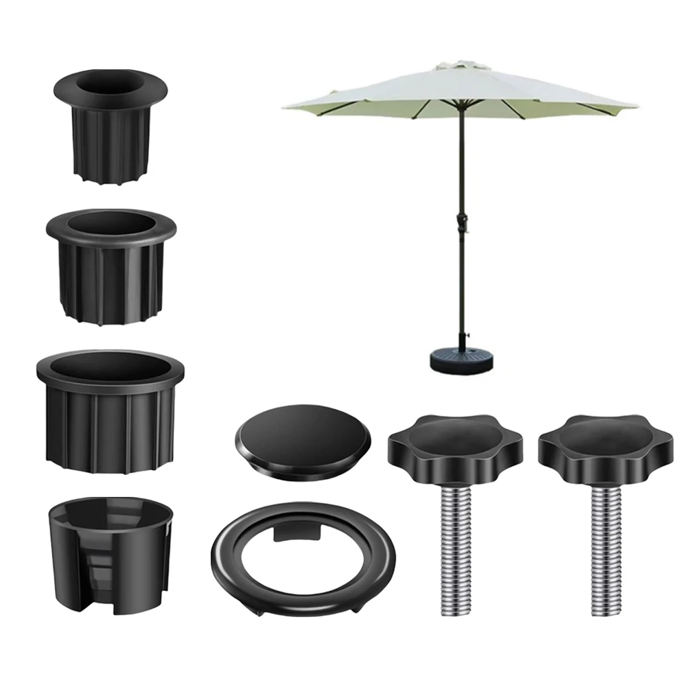Sun Umbrella Base Bracket Accessories Plastic Pipe Sleeve Fixing Screws Shade Accessories Tool New
Sun Umbrella Base Bracket Accessories Plastic Pipe Sleeve Fixing Screws Shade Accessories Tool New