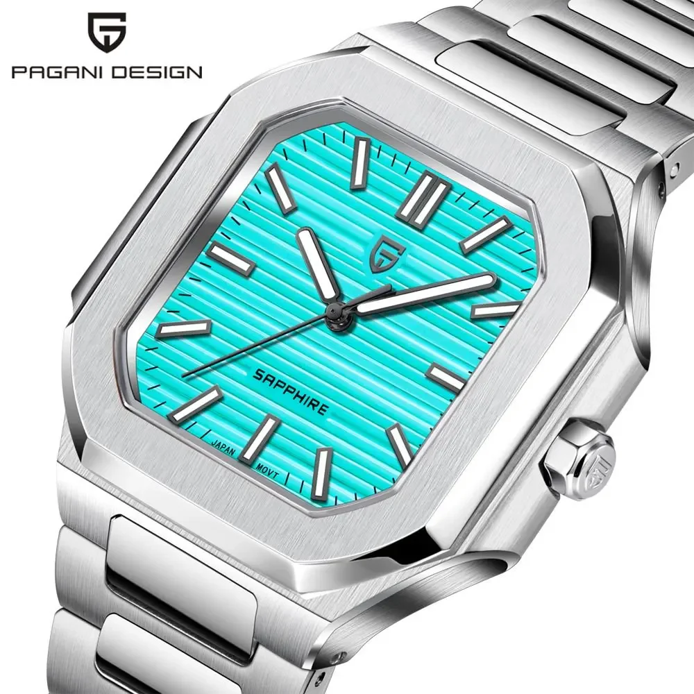 2025 New PAGANI DESIGN 37MM Square Men Quartz Watches Luxury Sapphire Glass AR Coated Business Watch VH31 Luminous Watch for Me
2025 New PAGANI DESIGN 37MM Square Men Quartz Watches Luxury Sapphire Glass AR Coated Business Watch VH31 Luminous Watch for Me
