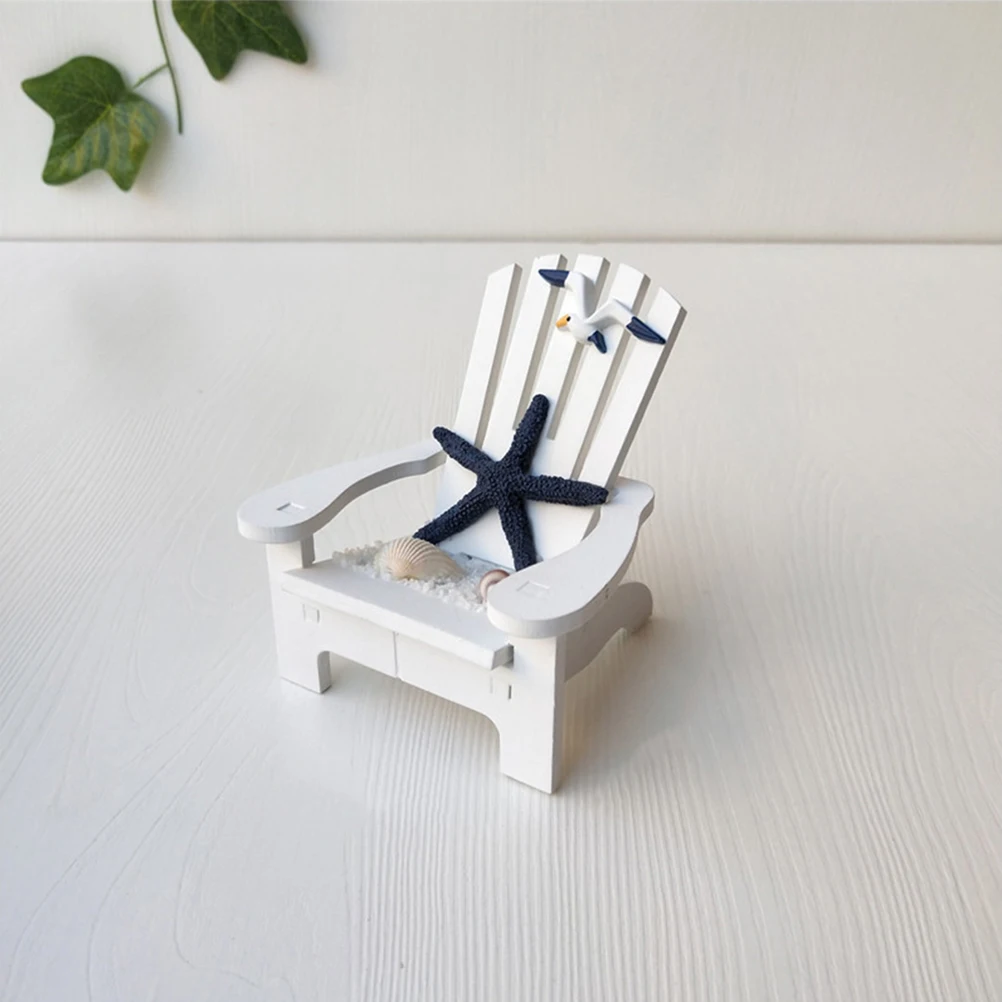 2 Pcs Beach Chair Nautical Decor Coastal Home Ornament Mini Dining Table Chairs
2 Pcs Beach Chair Nautical Decor Coastal Home Ornament Mini Dining Table Chairs