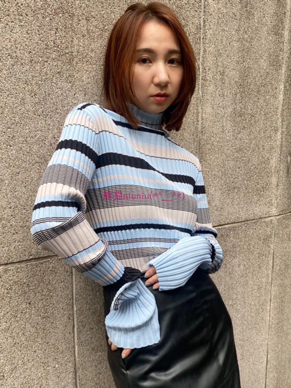 Sweet Base Layer High Neck Pure Color Long Sleeve Ribbed Knitwear DFry Home Stylish Slim Fit Japanese Sweet Style Top
Sweet Base Layer High Neck Pure Color Long Sleeve Ribbed Knitwear DFry Home Stylish Slim Fit Japanese Sweet Style Top