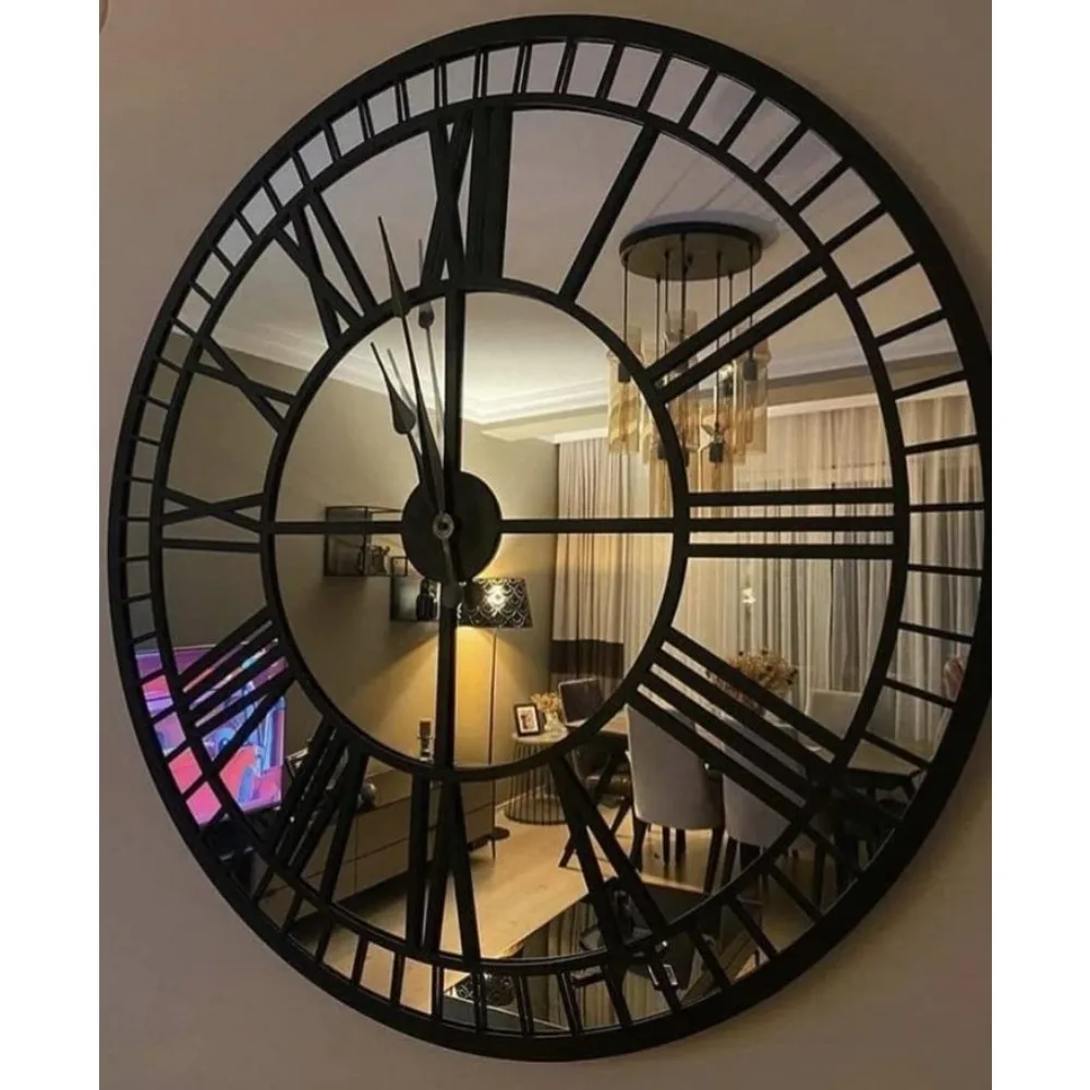 Large Mirror Wall Clock Real Silver Mirror Wall Clock,Modern Clocks for Wall, Big Clock Silent Non Ticking,Home Decor,
Large Mirror Wall Clock Real Silver Mirror Wall Clock,Modern Clocks for Wall, Big Clock Silent Non Ticking,Home Decor,