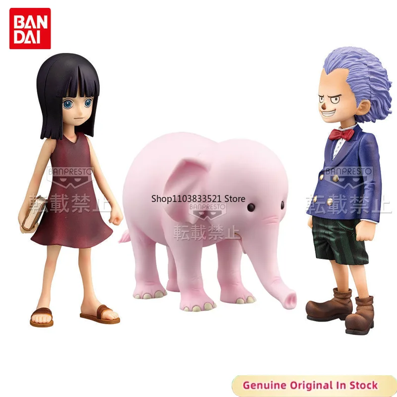 BANDAI Original DXF ONE PIECE Spandam Nico Robin Pink Elephant Character Action Model Desktop Ornaments Hobbies Collectible
BANDAI Original DXF ONE PIECE Spandam Nico Robin Pink Elephant Character Action Model Desktop Ornaments Hobbies Collectible