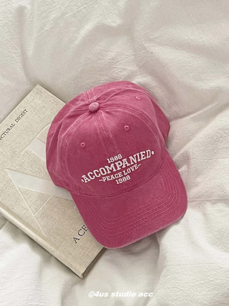 Retro washed baseball cap female versatile deep top sunshade cap male face small couple street tide
Retro washed baseball cap female versatile deep top sunshade cap male face small couple street tide