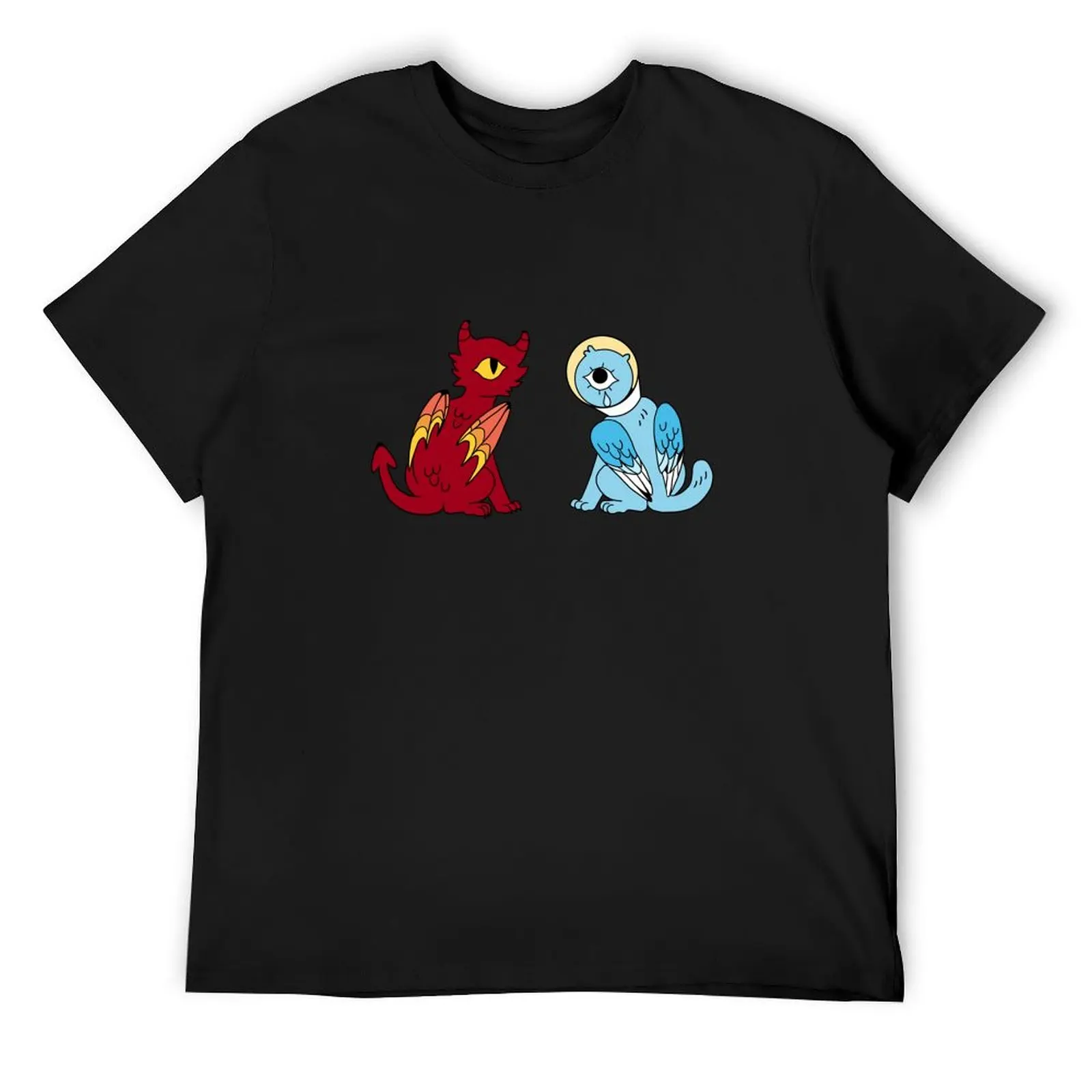 Cone Angel and Cat Demon T-Shirt shirts graphic tees summer shirt Clothing funny shirt cotton anime shirts men
Cone Angel and Cat Demon T-Shirt shirts graphic tees summer shirt Clothing funny shirt cotton anime shirts men