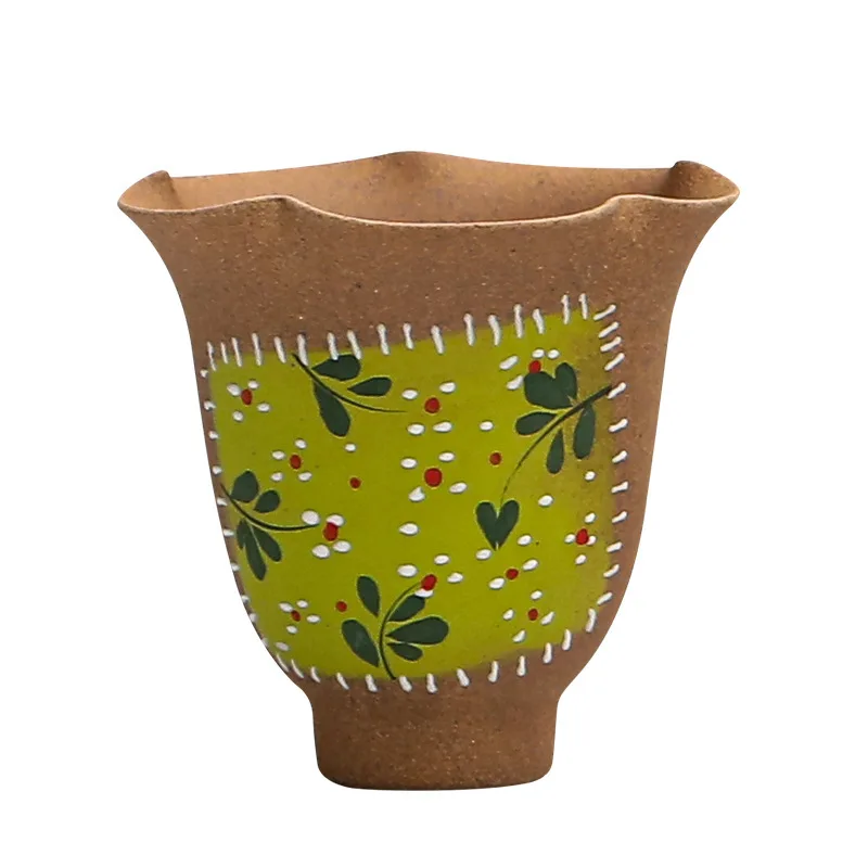 LTT old rock mud flower mouth cup Chinese creative hand-painted ** tea cup
LTT old rock mud flower mouth cup Chinese creative hand-painted ** tea cup