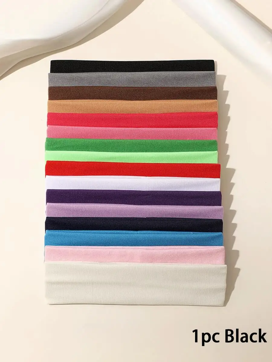Solid Color Stretchy Headbands For Women Soft Turban Hair Accessories Casual Sports Spa
Solid Color Stretchy Headbands For Women Soft Turban Hair Accessories Casual Sports Spa