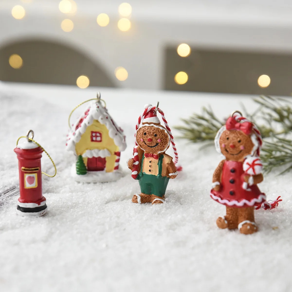 Kawaii 3D Christmas Decorations Christmas Tree Pendant Resin Gingerbread Doll Ornament New Year Gift 2025 Red House Pendant
Kawaii 3D Christmas Decorations Christmas Tree Pendant Resin Gingerbread Doll Ornament New Year Gift 2025 Red House Pendant