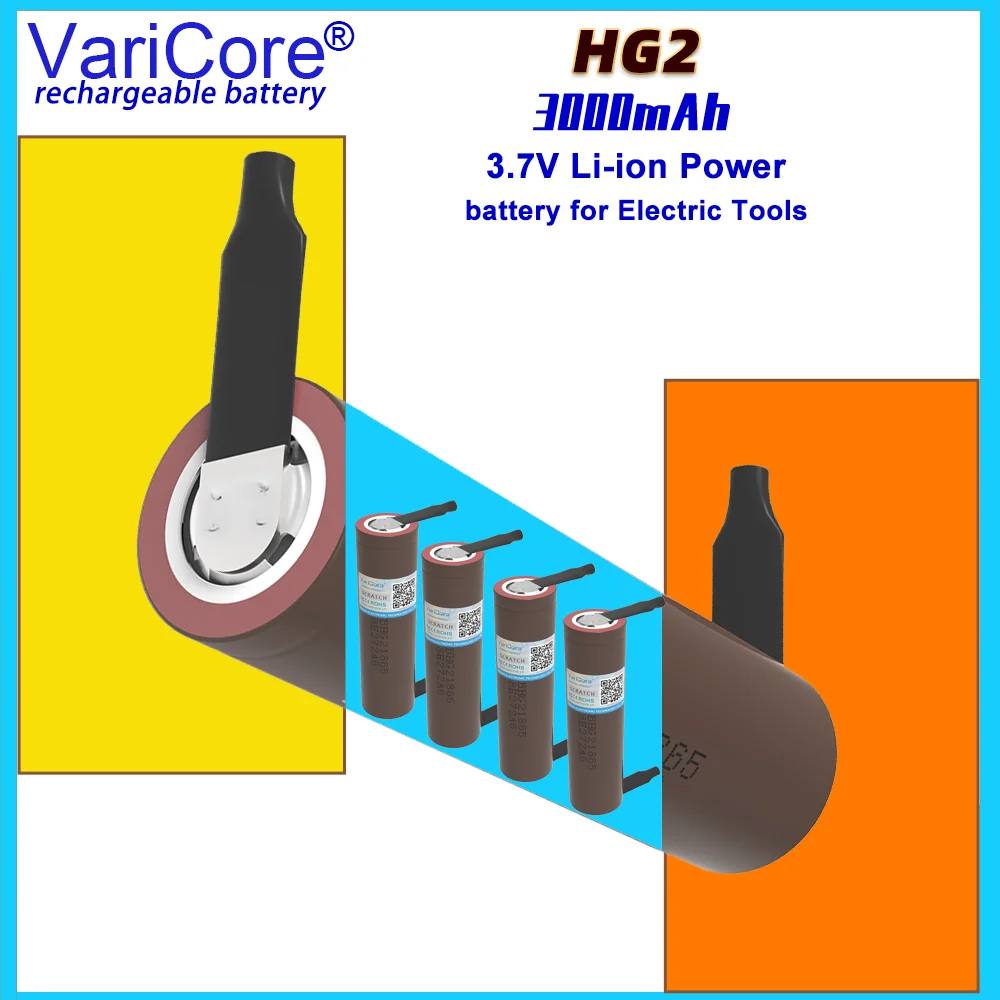 VariCore новая батарея 18650 HG2 DIY никелевый лист 3000 мАч 3,6 В литиевая батарея непрерывного разряда 20 А выделенная электронная батарея
VariCore новая батарея 18650 HG2 DIY никелевый лист 3000 мАч 3,6 В литиевая батарея непрерывного разряда 20 А выделенная электронная батарея