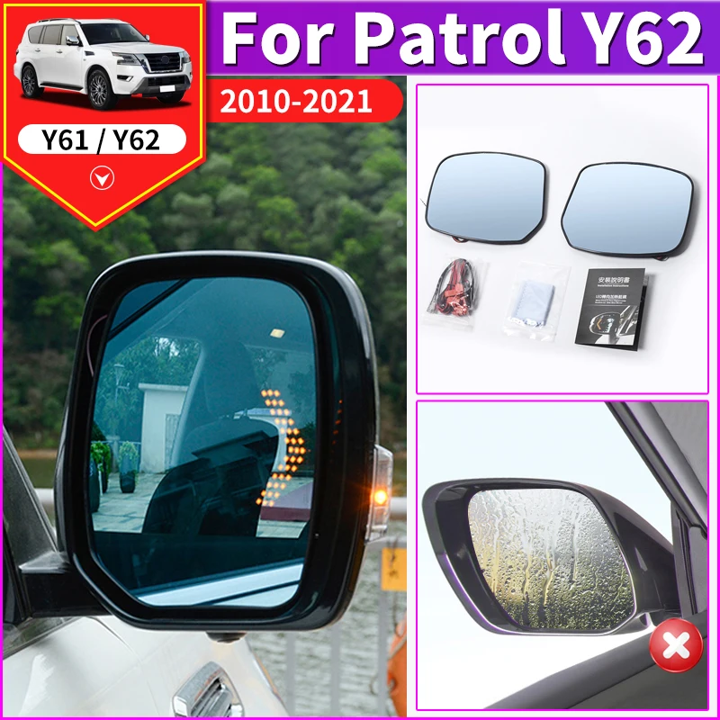 2010-2022 For Nissan Patrol Y62 Rearview Mirror Heating Mirror Modification Demister Rain Cream Removal Accessories 2021 2019
2010-2022 For Nissan Patrol Y62 Rearview Mirror Heating Mirror Modification Demister Rain Cream Removal Accessories 2021 2019