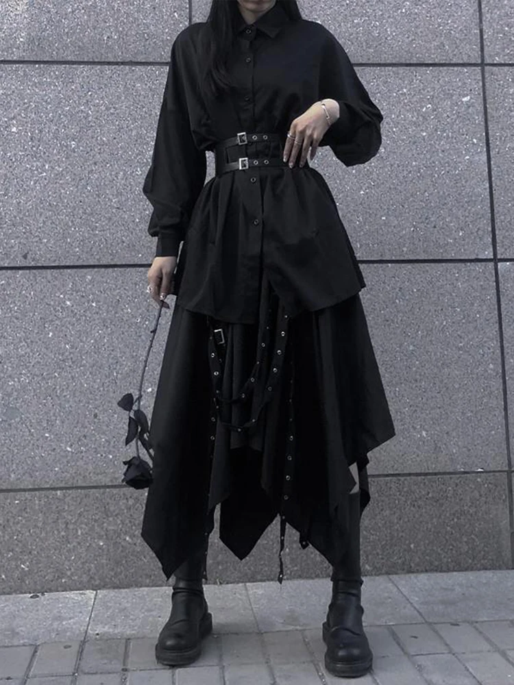 Women's Spring/Summer High Street Sweet Cool Shirt Half Skirt 2025 Irregular Yamamoto Design Sense Dark Series Long Skirt Y2K
Women's Spring/Summer High Street Sweet Cool Shirt Half Skirt 2025 Irregular Yamamoto Design Sense Dark Series Long Skirt Y2K