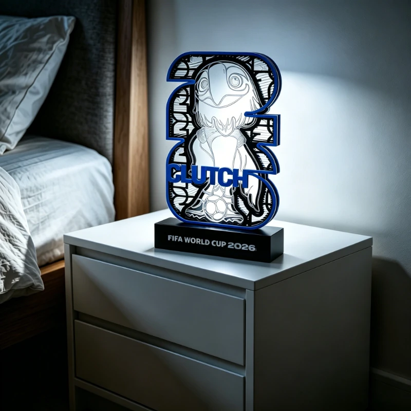 FIFA World Cup Clutch Mascot Theme Night Light Wooden Materials Bedside Home Decoration Unique Football Fans Souvenirs Present
FIFA World Cup Clutch Mascot Theme Night Light Wooden Materials Bedside Home Decoration Unique Football Fans Souvenirs Present