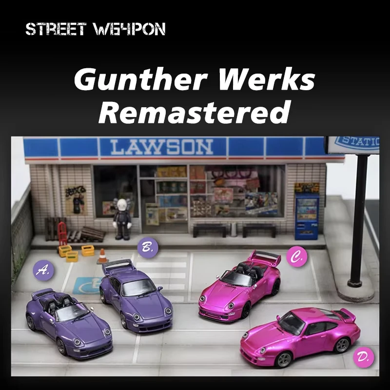 PreSale 1:64 SW Gunther Werks Remastered Convertible Diecast Diorama Car Model Collection Toy Street Weapon
PreSale 1:64 SW Gunther Werks Remastered Convertible Diecast Diorama Car Model Collection Toy Street Weapon