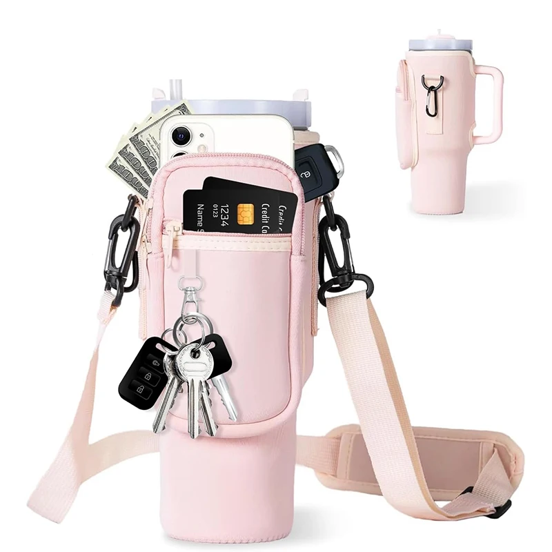 Water Bottle Carrier Bag for Stanley 40oz Tumbler with Phone Pocket Water Bottle Holder Pouch Stanley Cup Accessories
Water Bottle Carrier Bag for Stanley 40oz Tumbler with Phone Pocket Water Bottle Holder Pouch Stanley Cup Accessories