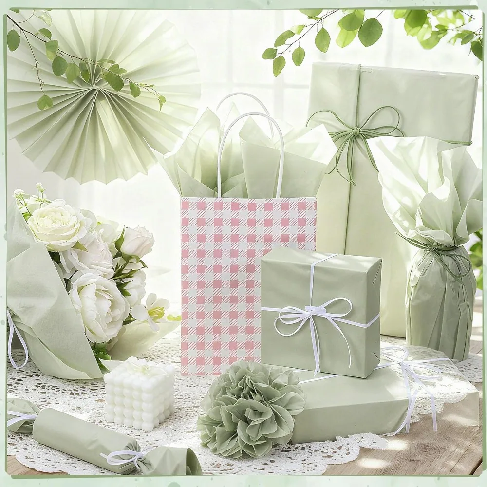 Lightweight Sage Green Tissue Paper 50 Sheets Bulk Gift Wrapping Paper DIY Crafts Solid Color Thin Wrap Paper Weddings
Lightweight Sage Green Tissue Paper 50 Sheets Bulk Gift Wrapping Paper DIY Crafts Solid Color Thin Wrap Paper Weddings