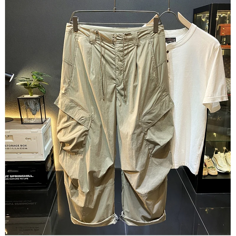 American High Street Casual Pants Men's Summer Thin Cool Breathable Loose Straight Trendy Wide Leg Long Pants
American High Street Casual Pants Men's Summer Thin Cool Breathable Loose Straight Trendy Wide Leg Long Pants