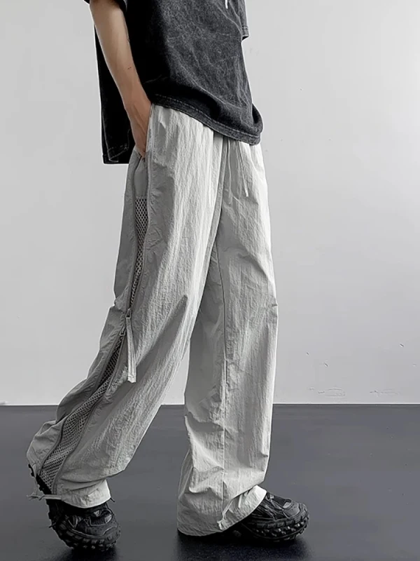 Американский Sle, большие размеры, летние мужские прямые повседневные брюки, спортивные длинные брюки с двойной молнией, модный сетчатый дизайн
Американский Sle, большие размеры, летние мужские прямые повседневные брюки, спортивные длинные брюки с двойной молнией, модный сетчатый дизайн