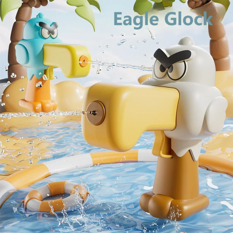 Water Gun Toy Splash Play Eagle Gun, Cartoon Style Beach Summer Toy Auto-Retracting Water Blaster for Kids and Adults
Water Gun Toy Splash Play Eagle Gun, Cartoon Style Beach Summer Toy Auto-Retracting Water Blaster for Kids and Adults