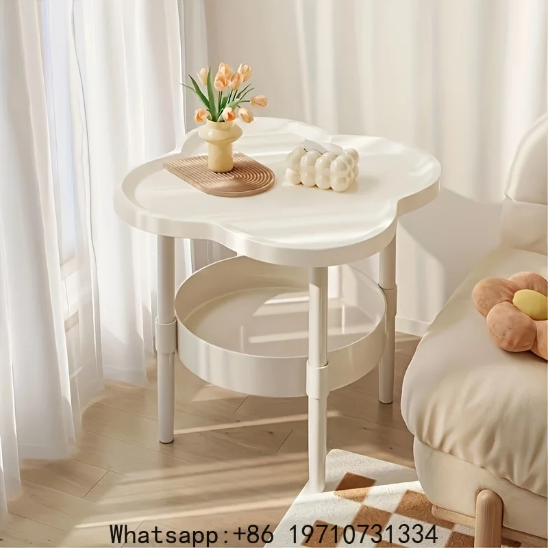 Modern Minimalist Side Table with 2-Tier Shelf, Nightstand with Curved Edges,Multi-Functional End Table for Living Room, Bedroom
Modern Minimalist Side Table with 2-Tier Shelf, Nightstand with Curved Edges,Multi-Functional End Table for Living Room, Bedroom