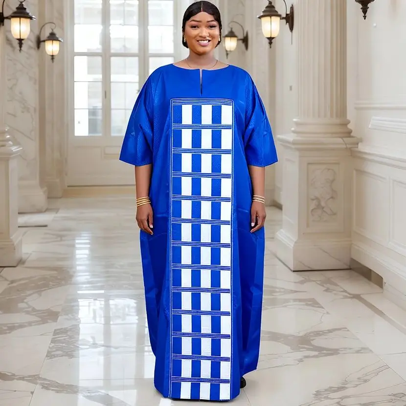 Plus Size African Clothes for Women Dashiki Traditional Bazin Embroidery Gown Outfits Wedding Evening Party Dresses 2026
Plus Size African Clothes for Women Dashiki Traditional Bazin Embroidery Gown Outfits Wedding Evening Party Dresses 2026