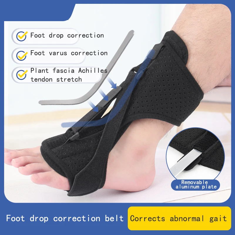 Adjustable Foot Guard Protector Ankle Brace Foot Drop Corrector Plantar Fasciitis Night Splint Brace Strap Foot Aluminum Support
Adjustable Foot Guard Protector Ankle Brace Foot Drop Corrector Plantar Fasciitis Night Splint Brace Strap Foot Aluminum Support