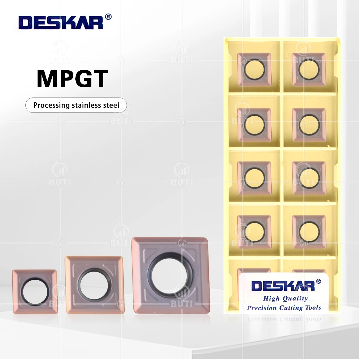 10PCS MPGT Series CNC Lathe Hard Alloy Milling Blade 060304 080305 120408 SM LF6018 Numerical Control Metal Cutting Inserts Tool
10PCS MPGT Series CNC Lathe Hard Alloy Milling Blade 060304 080305 120408 SM LF6018 Numerical Control Metal Cutting Inserts Tool