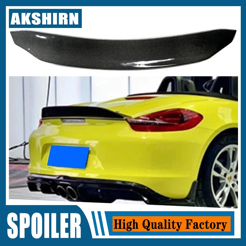 Большой спойлер для заднего багажника Porsche Boxster 981 2013 2014 2016, углеродное волокно/FRP, черный
Большой спойлер для заднего багажника Porsche Boxster 981 2013 2014 2016, углеродное волокно/FRP, черный
