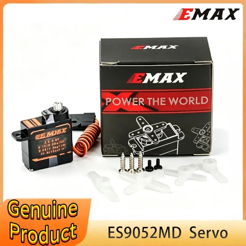 EMAX ES9052MD Digital Metal Servo 5.5g with Gears for RC FPV Airplane Drone
EMAX ES9052MD Digital Metal Servo 5.5g with Gears for RC FPV Airplane Drone