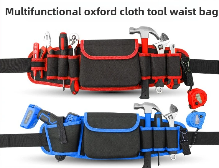 Electrician's Durable Multi-Pocket Tool Belt Bag Premium Quality Heavy Duty Portable Utility Pouch for Electrical Repair and Mai
Electrician's Durable Multi-Pocket Tool Belt Bag Premium Quality Heavy Duty Portable Utility Pouch for Electrical Repair and Mai