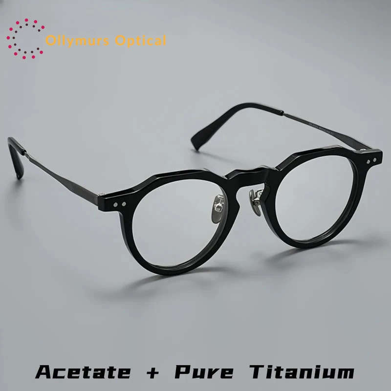 OLLYMURS Christmas Retro Polygonal Men and Women Eyeglasses Frame Luxury Titanium Designer Optical Prescription Glasses GG57
OLLYMURS Christmas Retro Polygonal Men and Women Eyeglasses Frame Luxury Titanium Designer Optical Prescription Glasses GG57