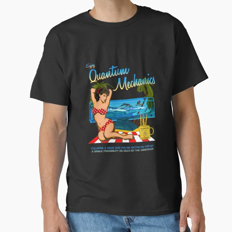 Enjoy Quantum Mechanics desktop wave machine Gift T shirt for men large size Tops S-6XL Adult tee
Enjoy Quantum Mechanics desktop wave machine Gift T shirt for men large size Tops S-6XL Adult tee