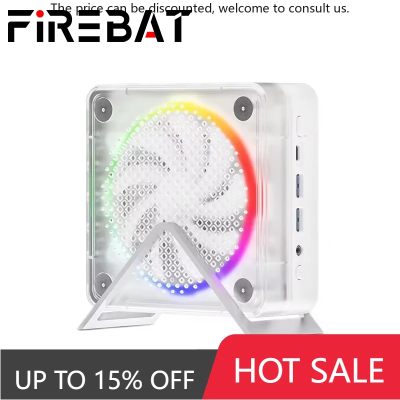 In Stock Mini Desktop PC Firebat Brand MN56 Model AMD R7 8745HS Octa Core 16GB+512GB DDR5 EU US Plugs High Quality Mini PC
In Stock Mini Desktop PC Firebat Brand MN56 Model AMD R7 8745HS Octa Core 16GB+512GB DDR5 EU US Plugs High Quality Mini PC