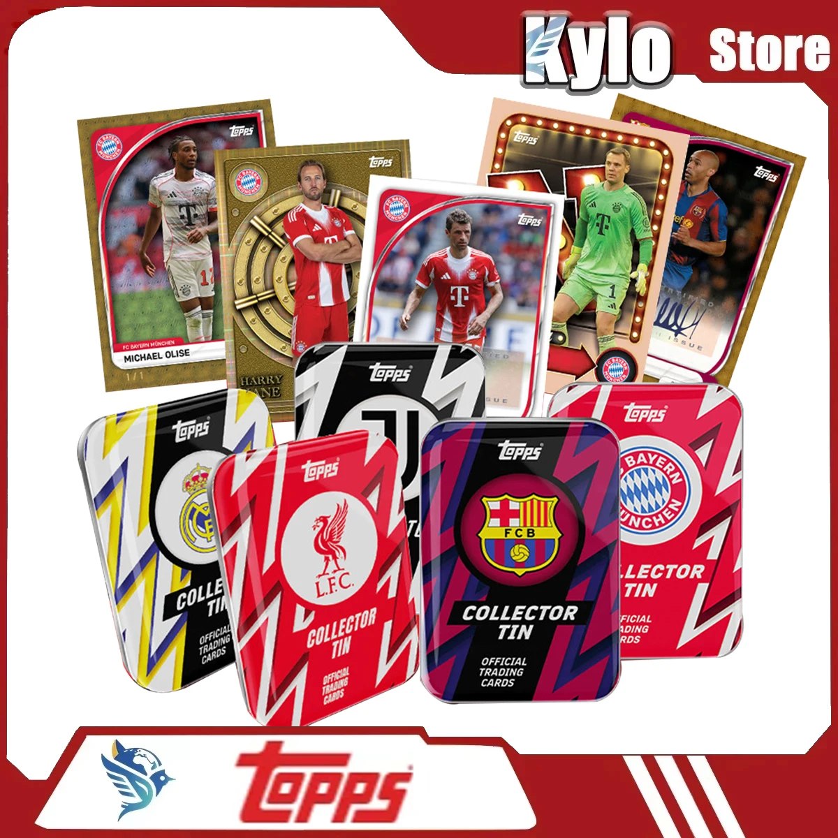 25-26 Topps Juventus Barcelona Bayern Liverpool Real Madrid Football Box Sports Trading Card Collection Cards Boys Designer Toys
25-26 Topps Juventus Barcelona Bayern Liverpool Real Madrid Football Box Sports Trading Card Collection Cards Boys Designer Toys