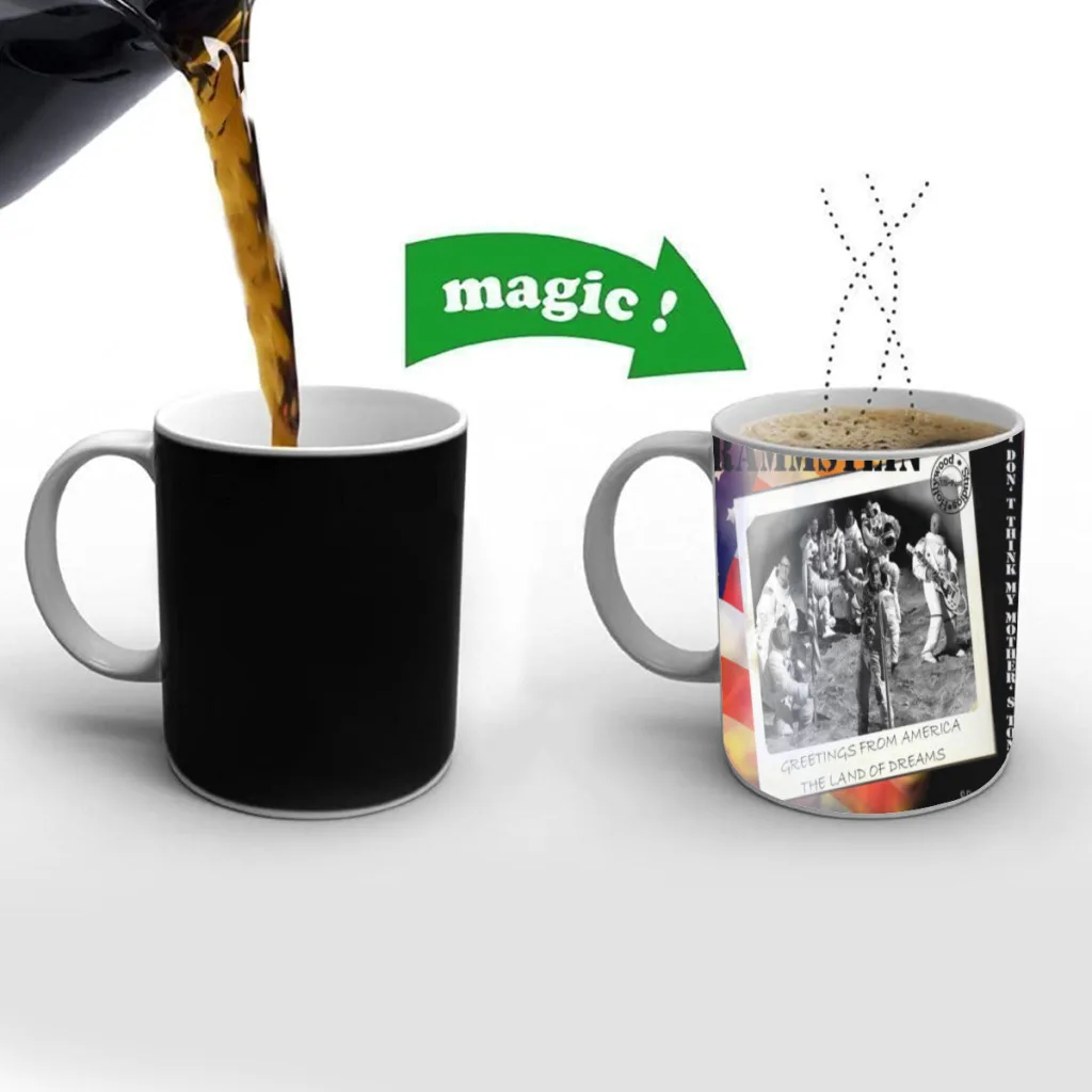 Rock band R-RAMMSTEIN Retro Free shipping Mug Changing Color Ceramic Coffee Mugs Magic Tea Cup Best Gift
Rock band R-RAMMSTEIN Retro Free shipping Mug Changing Color Ceramic Coffee Mugs Magic Tea Cup Best Gift