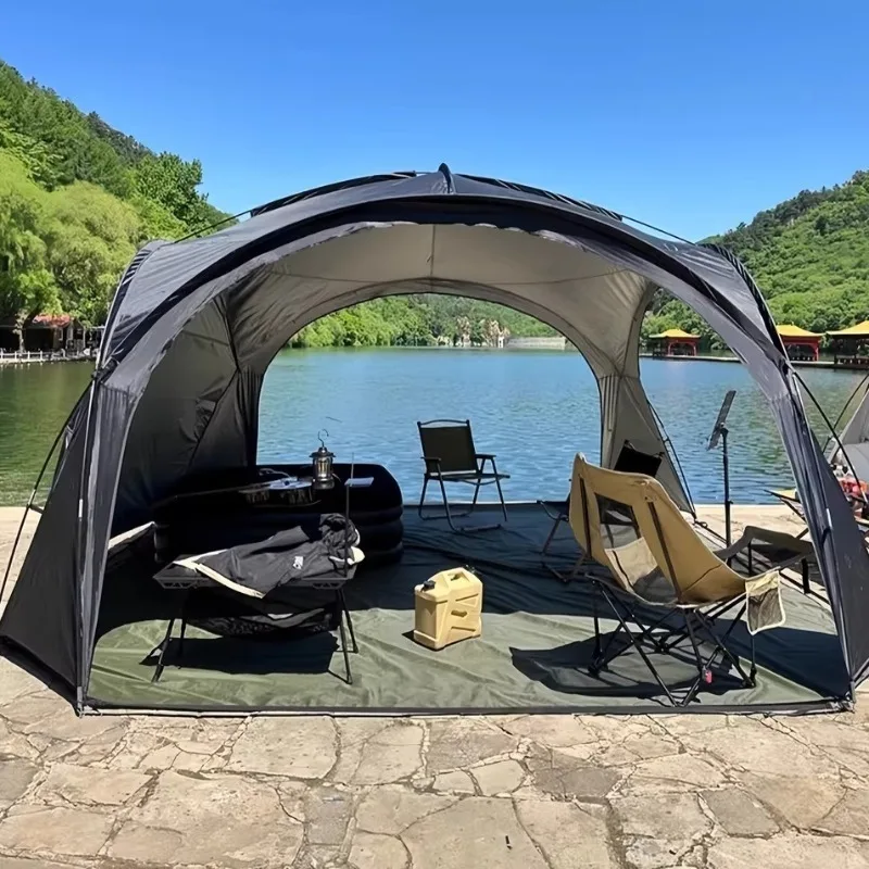 Большой купольный навес для кемпинга, складной навес для путешествий на открытом воздухе, пикника, портативный навес от солнца, бытовой туристический отдых, оборудование для кемпинга
Большой купольный навес для кемпинга, складной навес для путешествий на открытом воздухе, пикника, портативный навес от солнца, бытовой туристический отдых, оборудование для кемпинга