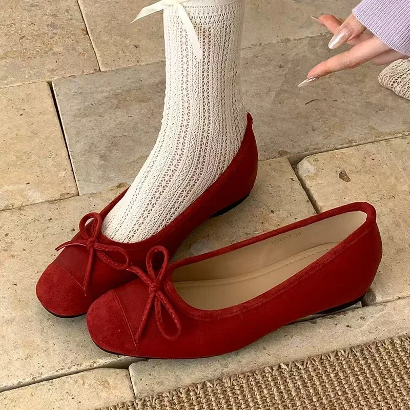 Bow Women Ballet Flats Shoes Casual Shallow Loafers Shoes Elegant Women's Sandals 2025 Summer Comfort Sneakers New Woman Shoes 
Bow Women Ballet Flats Shoes Casual Shallow Loafers Shoes Elegant Women's Sandals 2025 Summer Comfort Sneakers New Woman Shoes