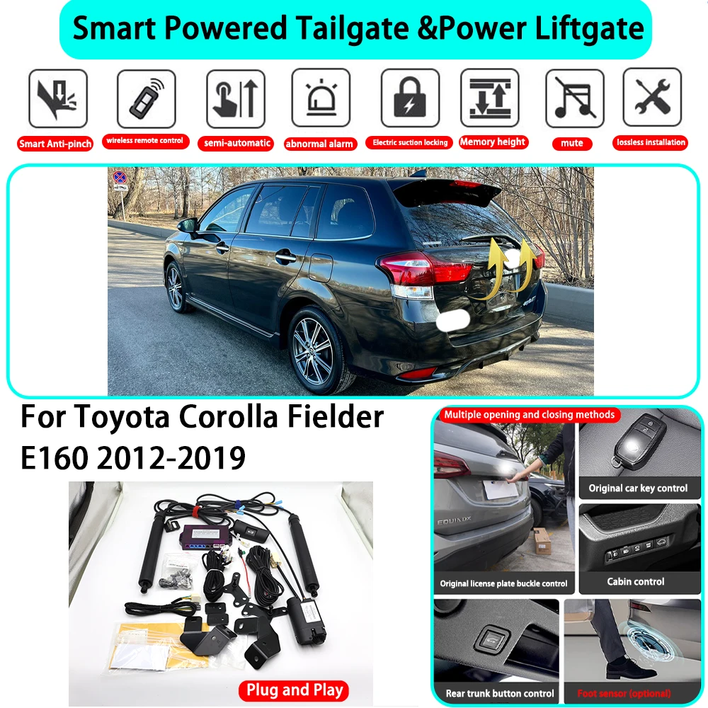 for Toyota Corolla Fielder E160 2012-2019 OEM Smart Automatic Powered Tailgate Electric Power Tailgate Lift Kit Key Close
for Toyota Corolla Fielder E160 2012-2019 OEM Smart Automatic Powered Tailgate Electric Power Tailgate Lift Kit Key Close