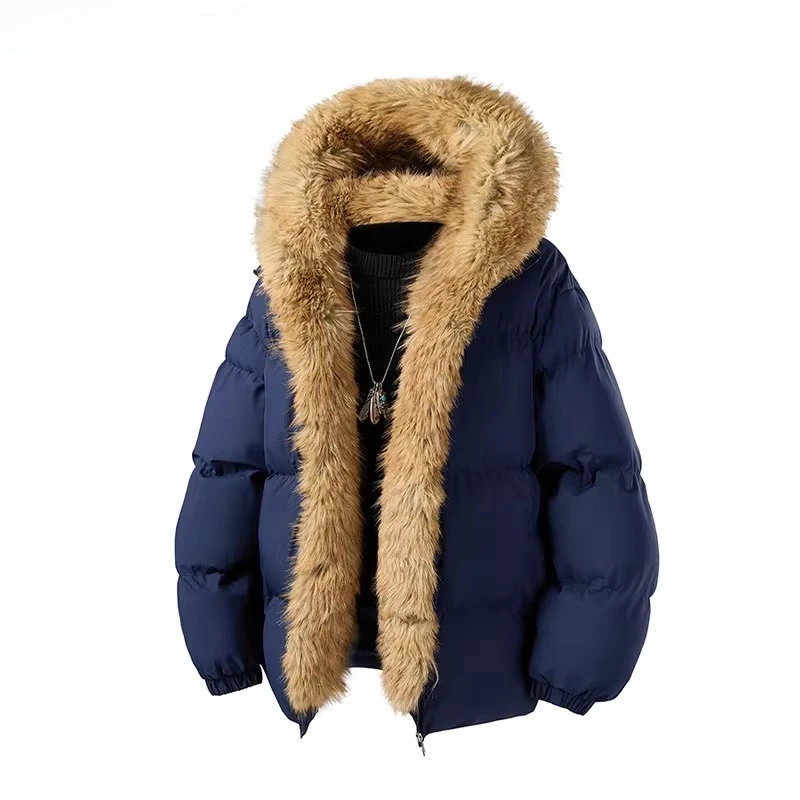 Men Women Vintage Thick Jacket Winter Fur Collar Solid Parkas Jacket Hooded American Couple Parkas Coat Men Clotheing Unisex
Men Women Vintage Thick Jacket Winter Fur Collar Solid Parkas Jacket Hooded American Couple Parkas Coat Men Clotheing Unisex