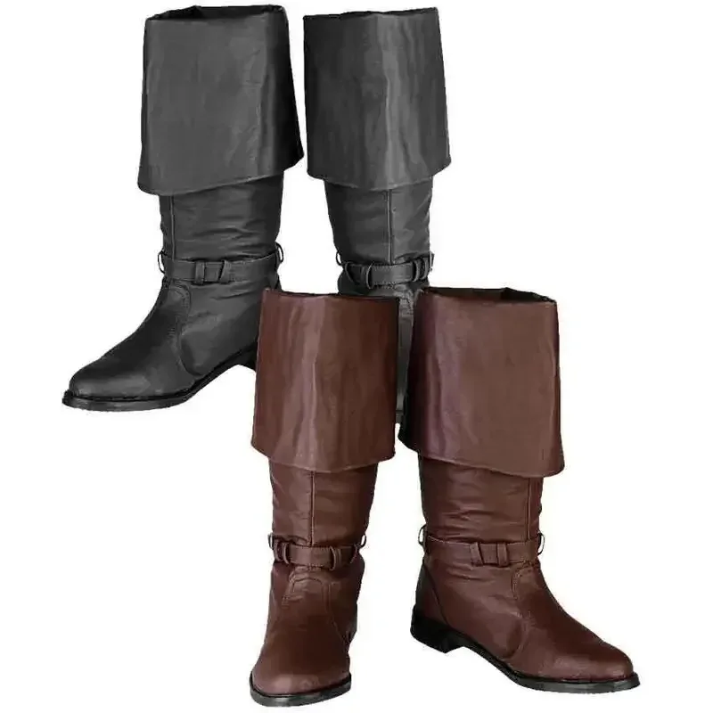 NewMedieval Viking costume retro men Knight boots LARP shoes PU leather warrior cosplay fancy Carnival party anime shoes Nordic2
NewMedieval Viking costume retro men Knight boots LARP shoes PU leather warrior cosplay fancy Carnival party anime shoes Nordic2