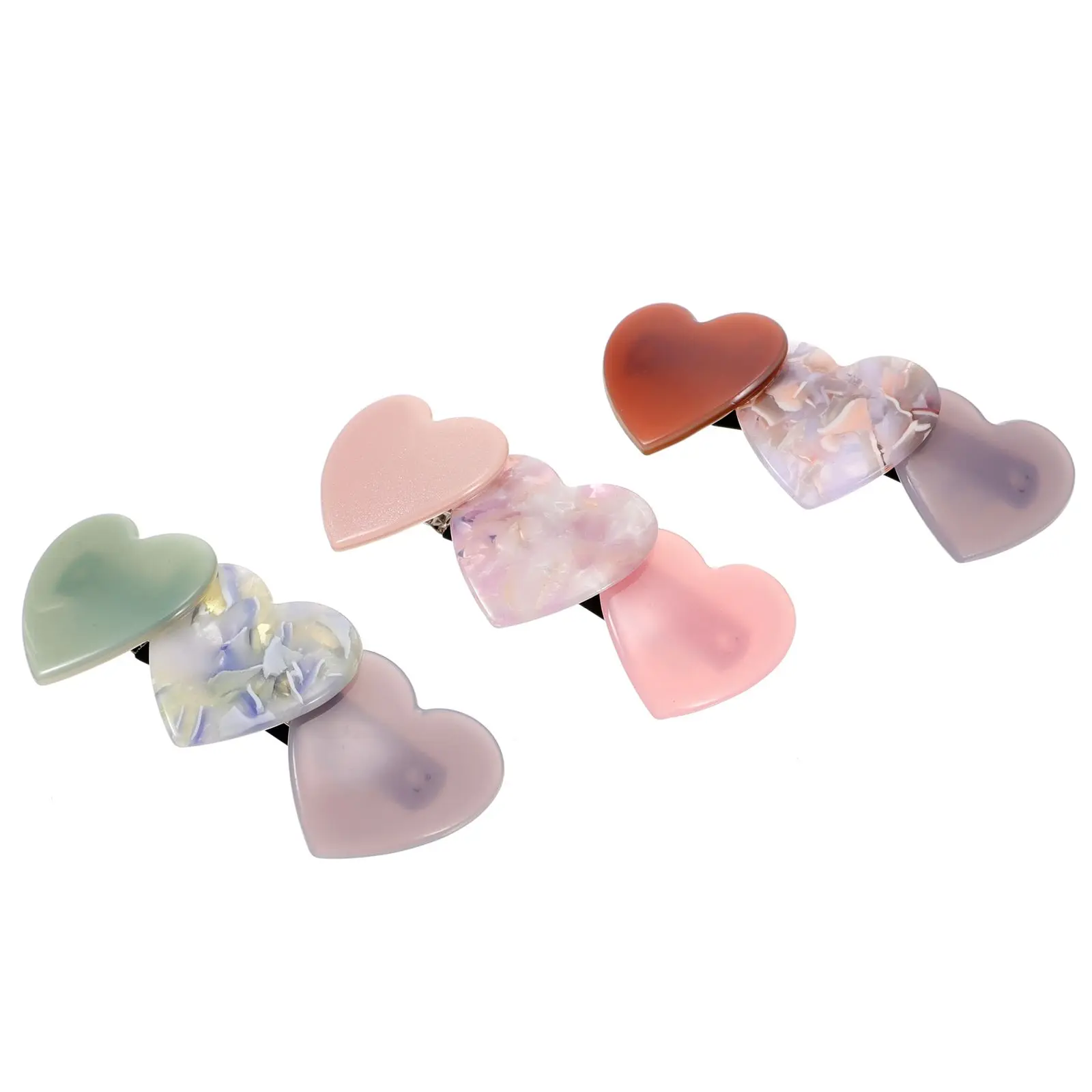 Elegant Love Heart Hair Clips Thick Clip Design Spring Barrettes Durable Premium Material Hairstyle Accessories Women
Elegant Love Heart Hair Clips Thick Clip Design Spring Barrettes Durable Premium Material Hairstyle Accessories Women