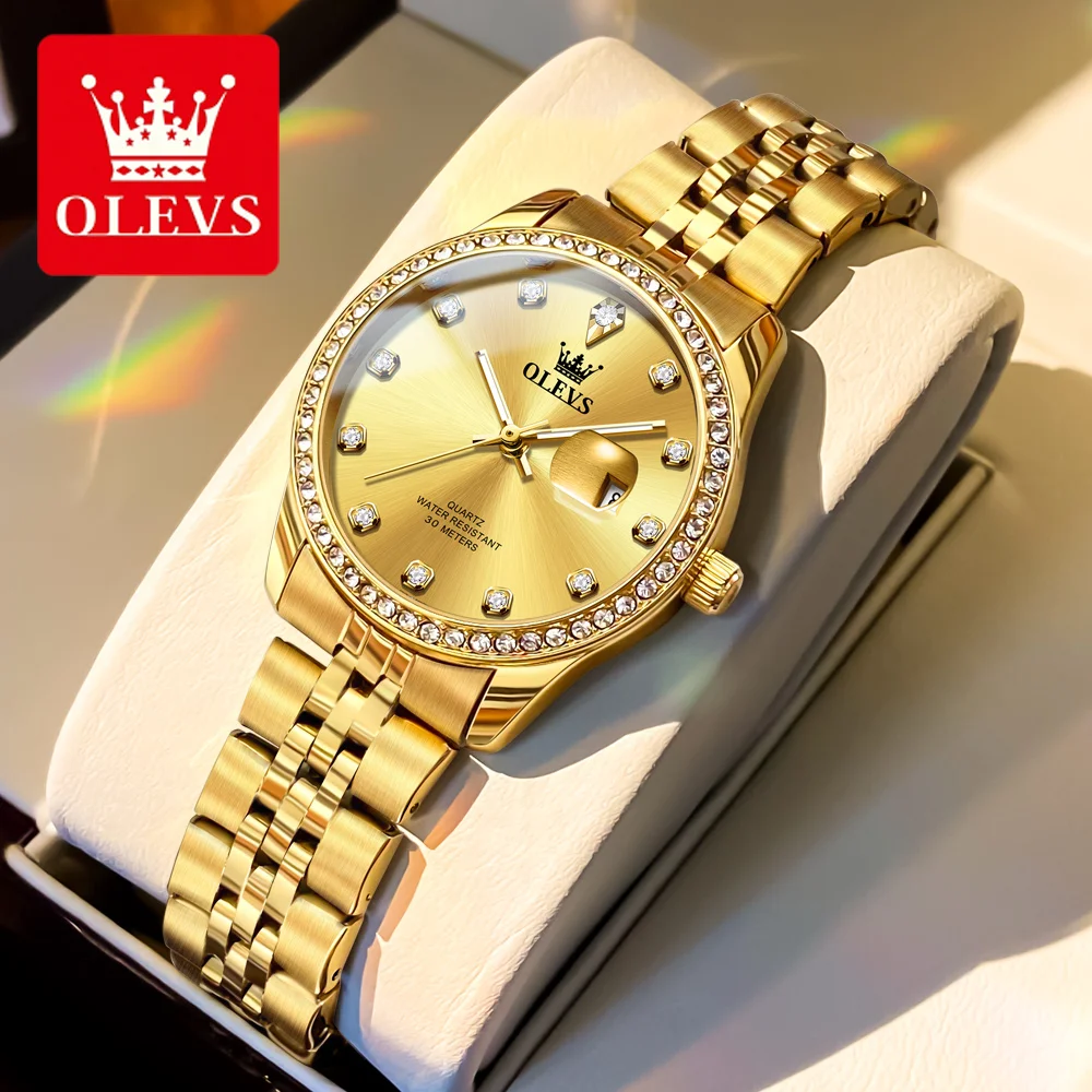 OLEVS Top Brand New Luxury Women Watch Best Selling Casual Fashion Waterproof Calendar Luminous Quartz Original Lady Wrist Watch
OLEVS Top Brand New Luxury Women Watch Best Selling Casual Fashion Waterproof Calendar Luminous Quartz Original Lady Wrist Watch
