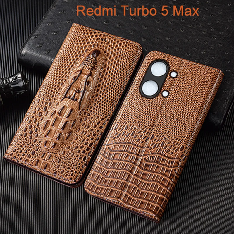 Crocodile Head Genuine Leather Flip Case For Xiaomi Redmi Turbo 5 Max Phone Cover Card Cases Scratch Proof
Crocodile Head Genuine Leather Flip Case For Xiaomi Redmi Turbo 5 Max Phone Cover Card Cases Scratch Proof