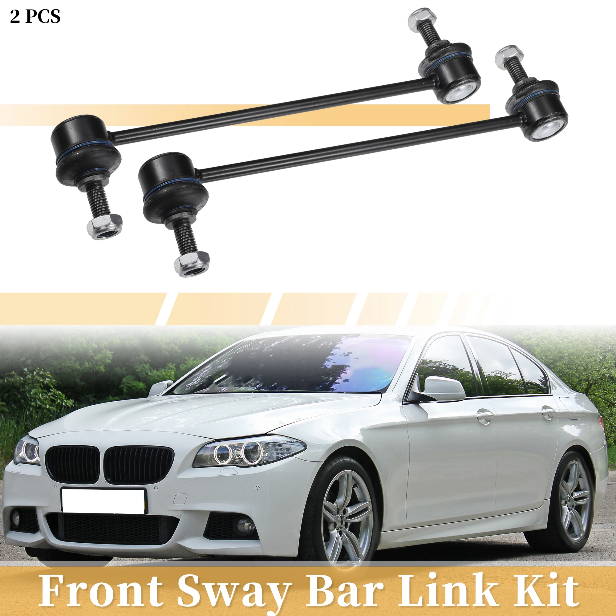 UXCELL 2pcs Front Stabilizer Sway Bar Link for BMW 524td 1985-1986 No.31351134582
UXCELL 2pcs Front Stabilizer Sway Bar Link for BMW 524td 1985-1986 No.31351134582