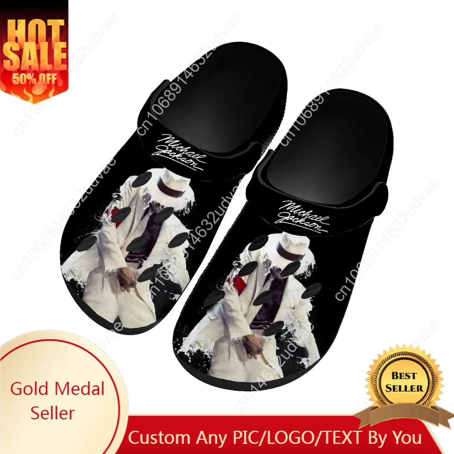 Michael Jackson Home Custom Sandals Women Teenager Fashion Water Shoe Garden Clog Breathable Comfort Beach Hole Slippers
Michael Jackson Home Custom Sandals Women Teenager Fashion Water Shoe Garden Clog Breathable Comfort Beach Hole Slippers