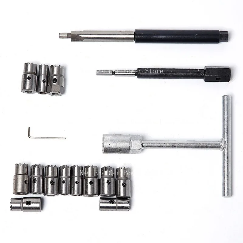 Подходит для 17-компонентного набора инструментов для чистки сиденья топливной форсунки и ремонта автомобилей.
Подходит для 17-компонентного набора инструментов для чистки сиденья топливной форсунки и ремонта автомобилей.