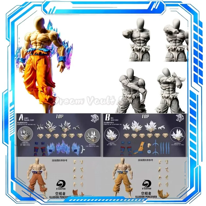 New Hot DKO Toys Ultra Instinct Goku Figures Dragon Ball Z SHF Super Saiyan Son Goku Action Figure Collectible Model Gift 1/12
New Hot DKO Toys Ultra Instinct Goku Figures Dragon Ball Z SHF Super Saiyan Son Goku Action Figure Collectible Model Gift 1/12