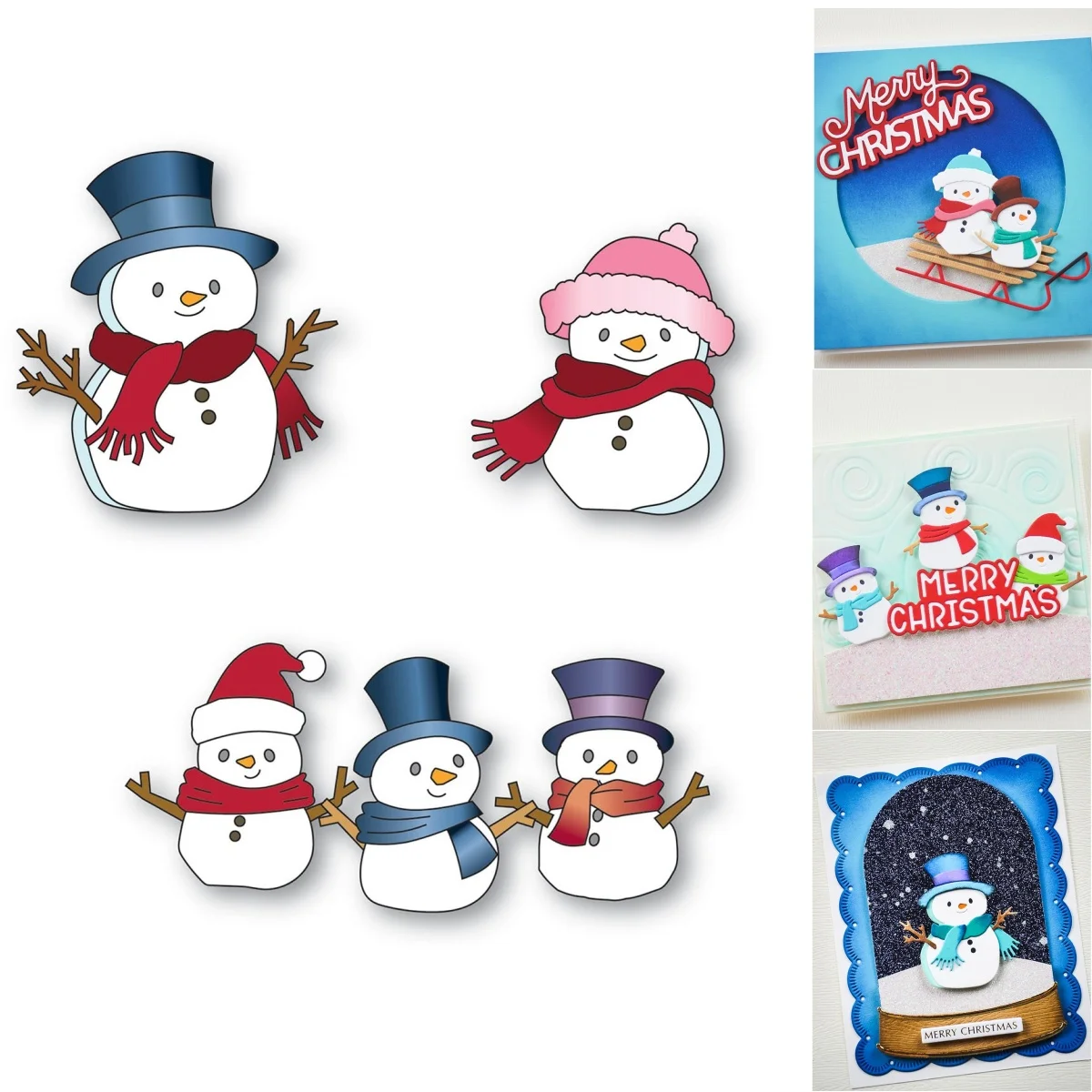 Dapper Stylish Snowmen Metal Cutting Dies for DIY Making Card Scrapbook Embossed Paper Album Craft Supplies Template Decoration
Dapper Stylish Snowmen Metal Cutting Dies for DIY Making Card Scrapbook Embossed Paper Album Craft Supplies Template Decoration