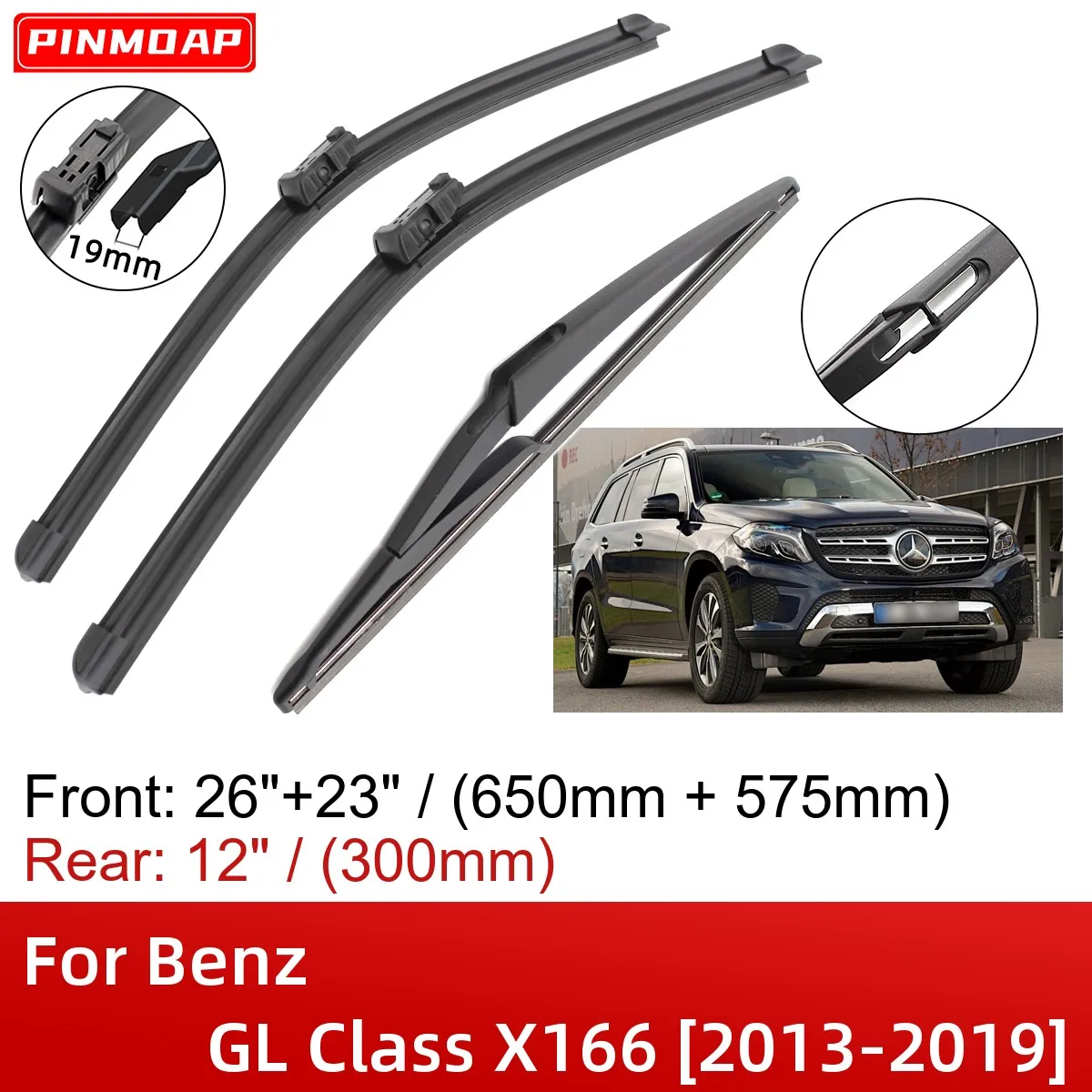 Щетки стеклоочистителя для Benz GL Class X166 2013-2019 26 дюймов + 23 дюйма + 12 дюймов, аксессуары для резака, 2014 2015 2016 2017 2018 2019
Щетки стеклоочистителя для Benz GL Class X166 2013-2019 26 дюймов + 23 дюйма + 12 дюймов, аксессуары для резака, 2014 2015 2016 2017 2018 2019