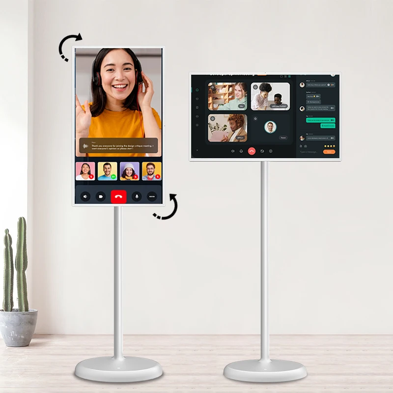 Floor-mounted Portable TV Stand Follow Me Vertical Display Touch Screen 21.5 Inch Smart TV Mobile
Floor-mounted Portable TV Stand Follow Me Vertical Display Touch Screen 21.5 Inch Smart TV Mobile