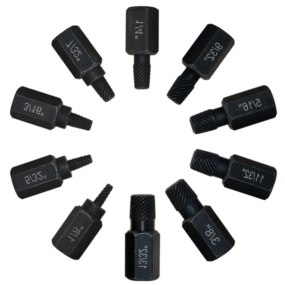 10Pcs Screw Extractor Damaged Screw Remover Bolt Multi-Spline Screw Extractor Drill Bits Bolt Stud Multi-Spline Screw Extractor
10Pcs Screw Extractor Damaged Screw Remover Bolt Multi-Spline Screw Extractor Drill Bits Bolt Stud Multi-Spline Screw Extractor